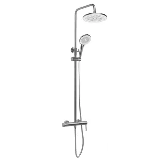 Rea ZESTAW NATRYSKOWY JS-7028N RIVO NIKIEL SZCZOTKOWAN...