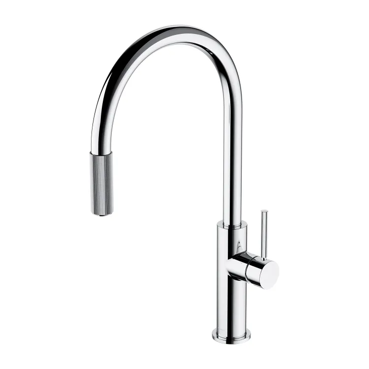 Omnires SWITCH bateria kuchenna z wyciąganą wylewką do podłączenia zestawu filtrującego, chrom połysk SW9059CR