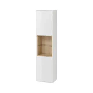 Excellent Tuto szafka boczna 160 cm wysoka, biały...