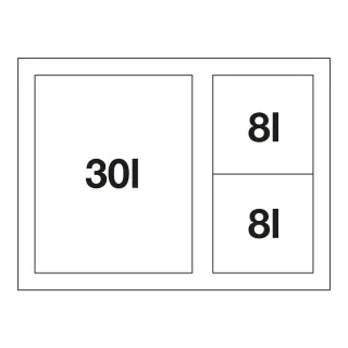 BLANCO FLEXON II XL 60/3 + pokrywa systemowa 521473