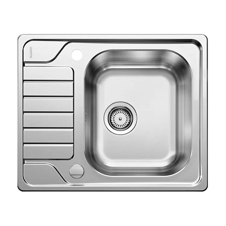 BLANCO DINAS 45 S Mini stal szczotkowana, odwracalny, korek auto. 525123