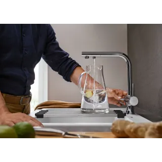 BLANCO FONTAS-S II powłoka PVD Steel 525199