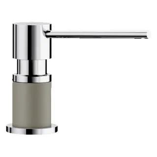 BLANCO LATO - dozownik Silgranit-Look tartufo/chrom 525816