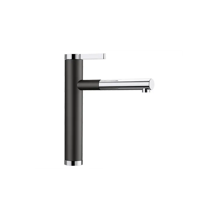 BLANCO LINEE-S Silgranit-Look czarny/chrom 526171