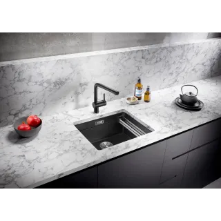 BLANCO LINUS-S Silgranit-Look czarny 526148