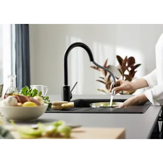 BLANCO MIDA-S Silgranit-Look czarny 526146