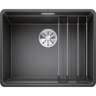 BLANCO ETAGON 500-F Silgranit antracyt, InFino, szyny 526343