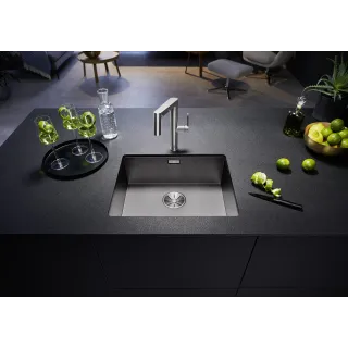 BLANCO ZEROX 500-U stal Dark Steel, InFino 526243