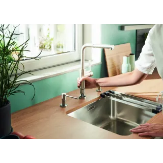 BLANCO LANORA-F stal szczotkowana 526179