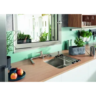 BLANCO LANORA-F stal szczotkowana 526179