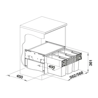 BLANCO SELECT II 60/3 526204