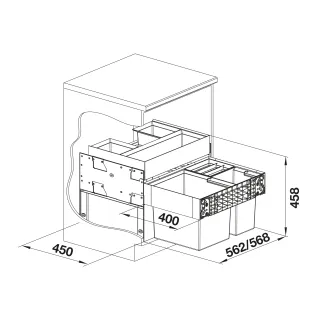 BLANCO SELECT II XL 60/3 ORGA 526210