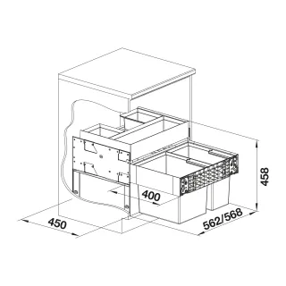 BLANCO SELECT II 60/2 ORGA 526208