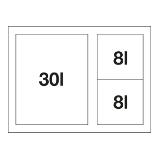 BLANCO SELECT II XL 60/3 ORGA 526210