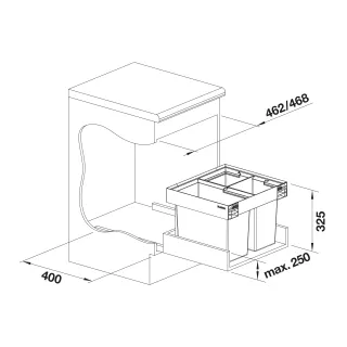 BLANCO FLEXON II Low 50/3 526640