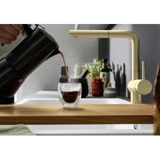 BLANCO LINUS-S Satin GOLD 526684