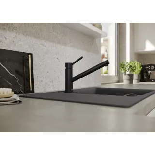 BLANCO KANO czarny mat 526667