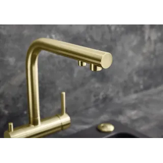 BLANCO FONTAS-S II Satin GOLD 526694