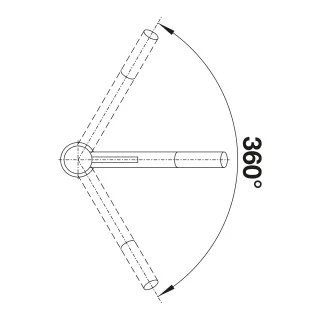 BLANCO KANO czarny mat 526667