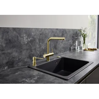 BLANCO FONTAS-S II Satin GOLD 526694