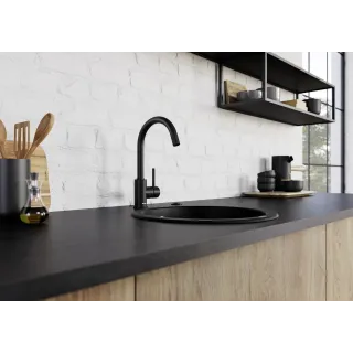 BLANCO MIDA czarny mat 526649