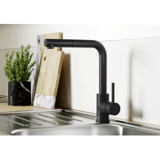 BLANCO MILA-S czarny mat 526660