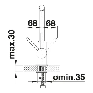 BLANCO MILA czarny mat 526657