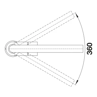BLANCO MILA czarny mat 526657