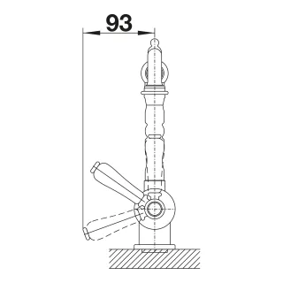 BLANCO TRADON Satin GOLD 526688