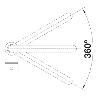 BLANCO MILI czarny mat 526665