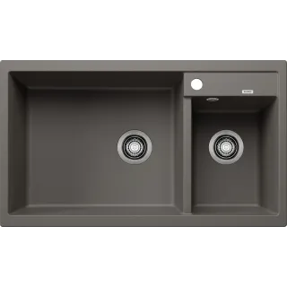 BLANCO METRA 9 Silgranit wulkaniczny szary lewa 527304