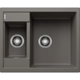 BLANCO METRA 6 Silgranit wulkaniczny szary odwracalny 527296