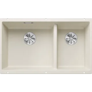 BLANCO SUBLINE 430/270-U Silgranit delikatny biały, lewa,...