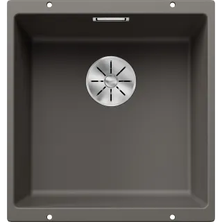 BLANCO SUBLINE 400-U Silgranit wulkaniczny szary, InFino...