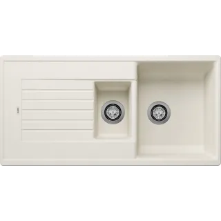 BLANCO ZIA 6 S Silgranit delikatny biały odwracalny 527207