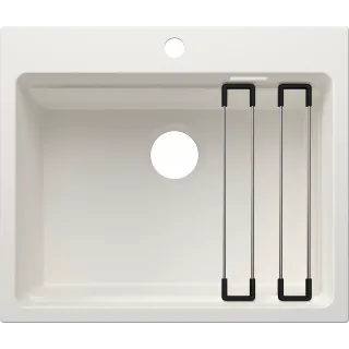 BLANCO ETAGON 6 Silgranit biały, bez armatury, szyny 527751