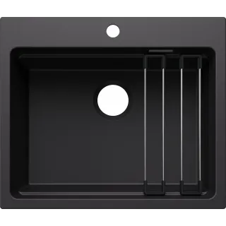 BLANCO ETAGON 6 Silgranit czarny, bez armatury, szyny 527746