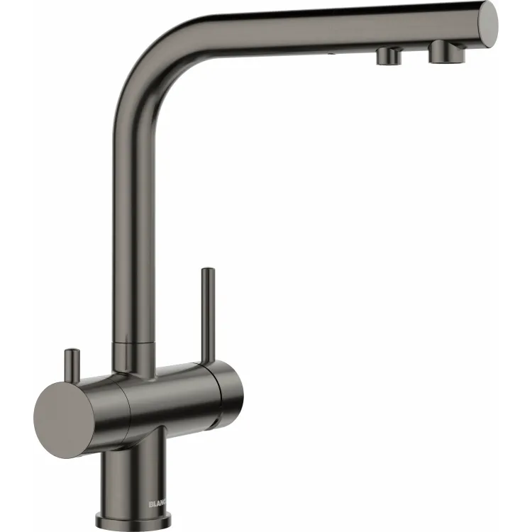 BLANCO FONTAS II satin dark steel 527736