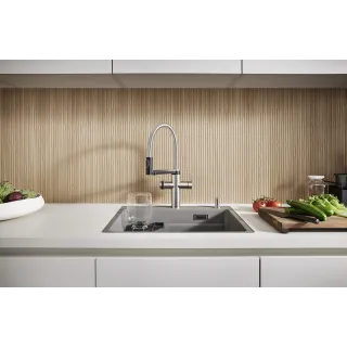 BLANCO Karafka na wodę, szkło borokrzemianowe, 1 litr 527671