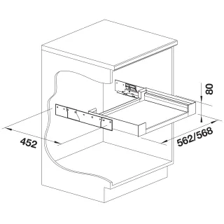 BLANCO Szuflada płaska 60 P 527665