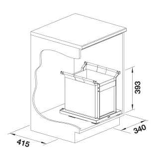 BLANCO Torba uniwersalna XL 40 527669