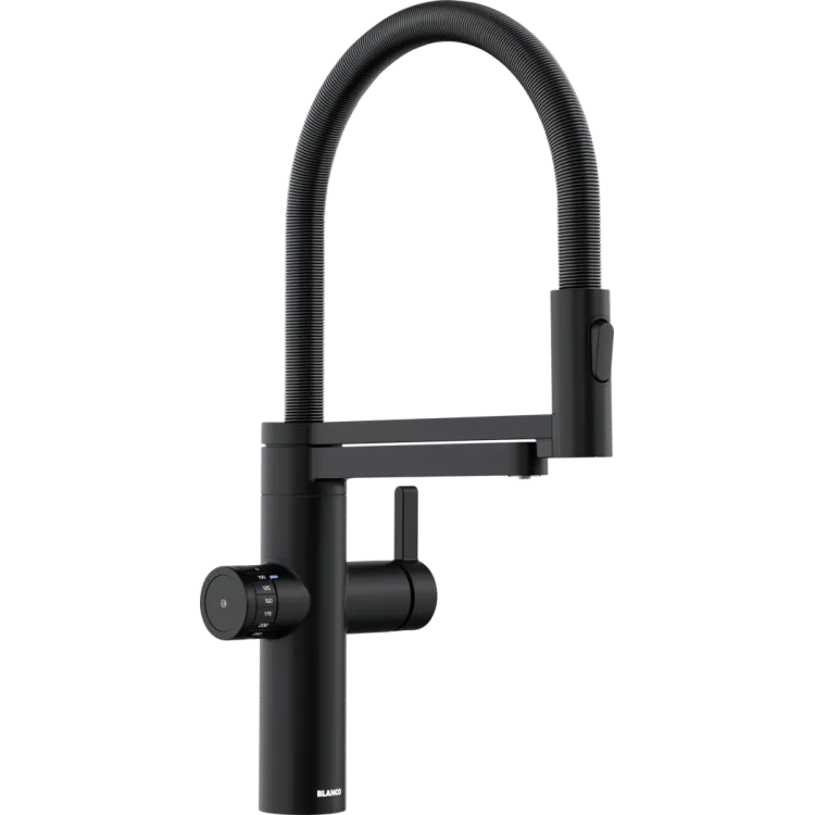 BLANCO EVOL-S Pro Soda czarny mat 526629