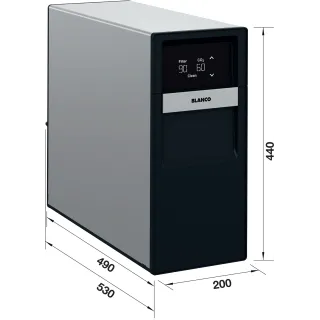 BLANCO Drink Soda jednostka centralna do baterii z funkcją filtracji i wodą gazowaną 527633