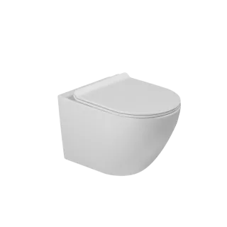 Invena MISKA WC PODWIESZANA, QFS, TAVRO OKRĄGŁA, Z DESKĄ...