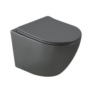 Invena MISKA WC PODWIESZANA, QFS, TAVRO OKRĄGŁA, Z DESKĄ...