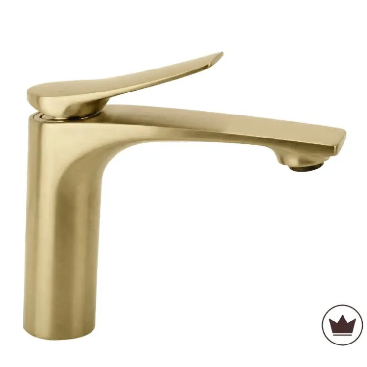 Rea BATERIA UMYWALKOWA VISION ZŁOTA SZCZOTKOW NISKA REA-B6342