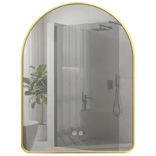 Rea LUSTRO LED CAMLOT 80X60 GOLD HOM-01518