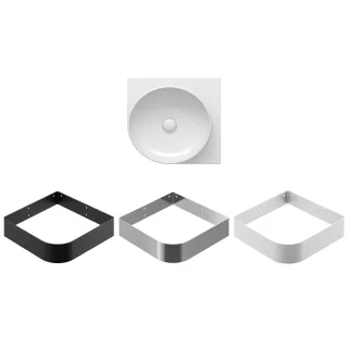 Ravak Umywalka Yard 45 C bez otworu XJX01045000