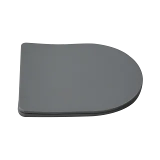 Invena MISKA WC PODWIESZANA, QFS, TAVRO OKRĄGŁA, Z DESKĄ WOLNOOPAD, CZARNY CE-71-005-Y