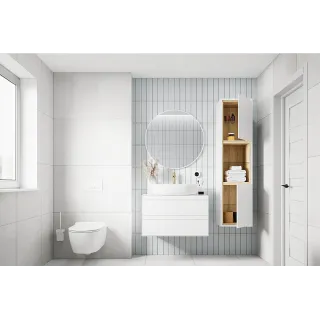 Excellent Virro lustro łazienkowe 60 cm okrągłe, biały mat DOEX.VI060.WH